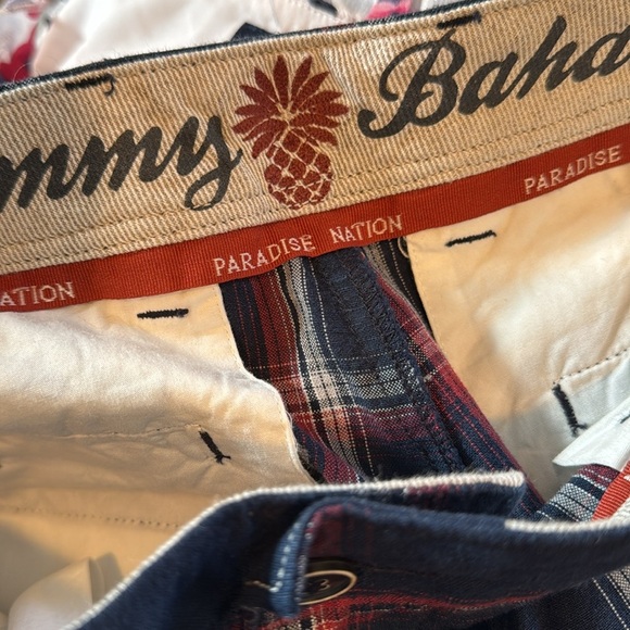 Tommy Bahama Windowpane Linen/Cotton Bkend Shorts Men’s size 32 New With Tags - Picture 3 of 6